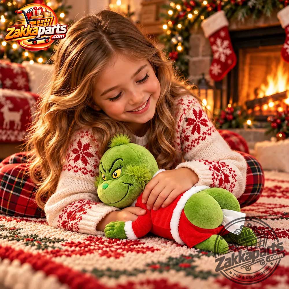 Grinch-Butt-Christmas-Plush-Tissue-Holder3 Grinch Butt Christmas Plush Tissue Holder – image 5 of 5