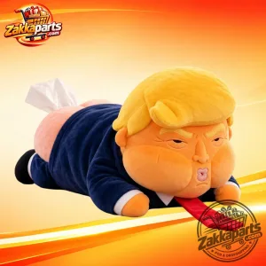 Funny Trump Butt Plush Tissue Box Holder