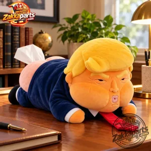 Funny Trump Butt Plush Tissue Box Holder