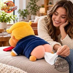 Funny Trump Butt Plush Tissue Box Holder