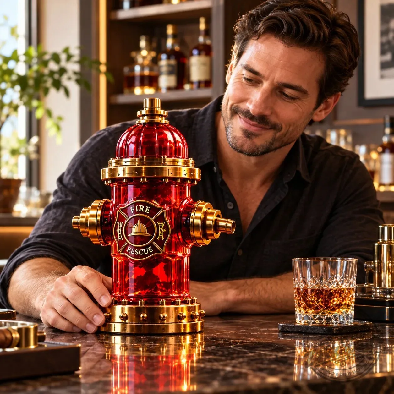 Fire Hydrant Crystal Whiskey Bottle Decanter 2026 11 Fire Hydrant Crystal Whiskey Bottle Decanter 2026 firefighter-inspired decorative whiskey bottle